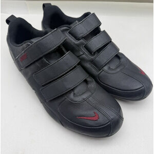 Nike 325181-061 Women's Fixed Speed V Black Strap Y2K Leather 7.5*MISSING INSOLE